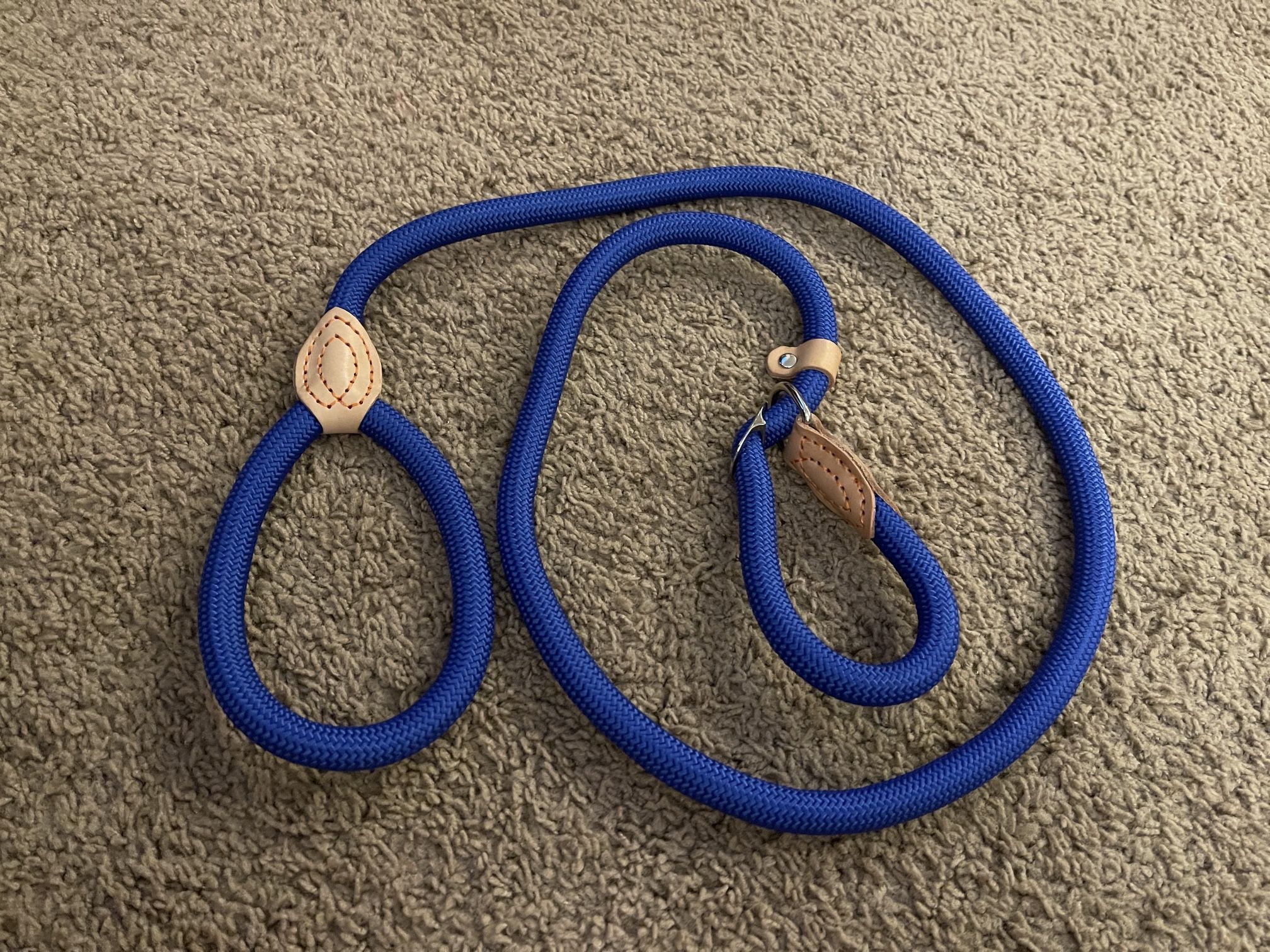 Dog Loop Collar Leash Slip On Heavy Duty Rope Material
