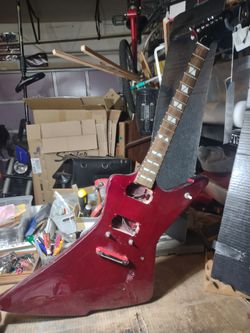 SX explorer project guitar w/USA Sperzel locking tuners 180 obo