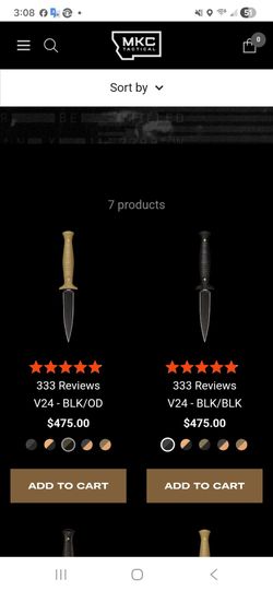 MKC V24 BLK/OD & BLK/ BLK