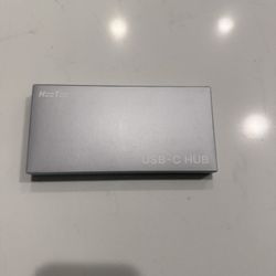 HooToo USB-C Hub Silver HT-UC001