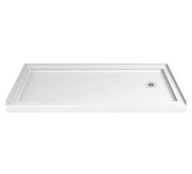 Brand New White Shower Pan 60” × 30” – Right-Hand Drain