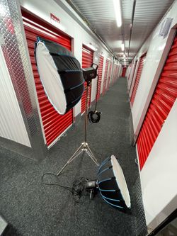 Flash studio combo Godox SL60IID 2 units + metal stand