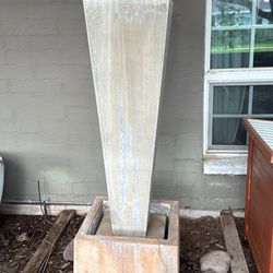 80’s Art deco Stone Fountain