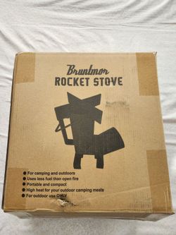 Bruntmor Camping Wood Rocket Stove ( UNUSED)