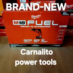 Milwaukee
M18 FUEL 18V Lithium-Ion Brushless Cordless Drywall Screw Gun Kit with (2) 5.0Ah Batteries, Charger and Tool Bag
