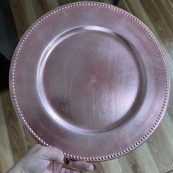 Rose Gold Plates (13In) Have 30 