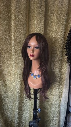 Beautiful synthetic wig brown