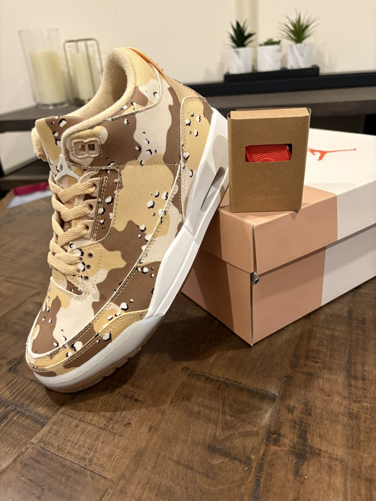 Jordan 3 Retro WNBA Desert Camo Size 8w