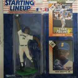 Ken Griffey Jr. Starting Lineup Figurine & Cards