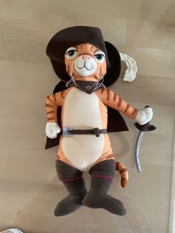 Puss in Boots talking Plush Stuffed Toy