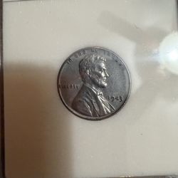 1943 Lincoln Steele pennies