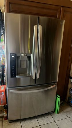LG French Door Stainless Steel Refrigerator Used