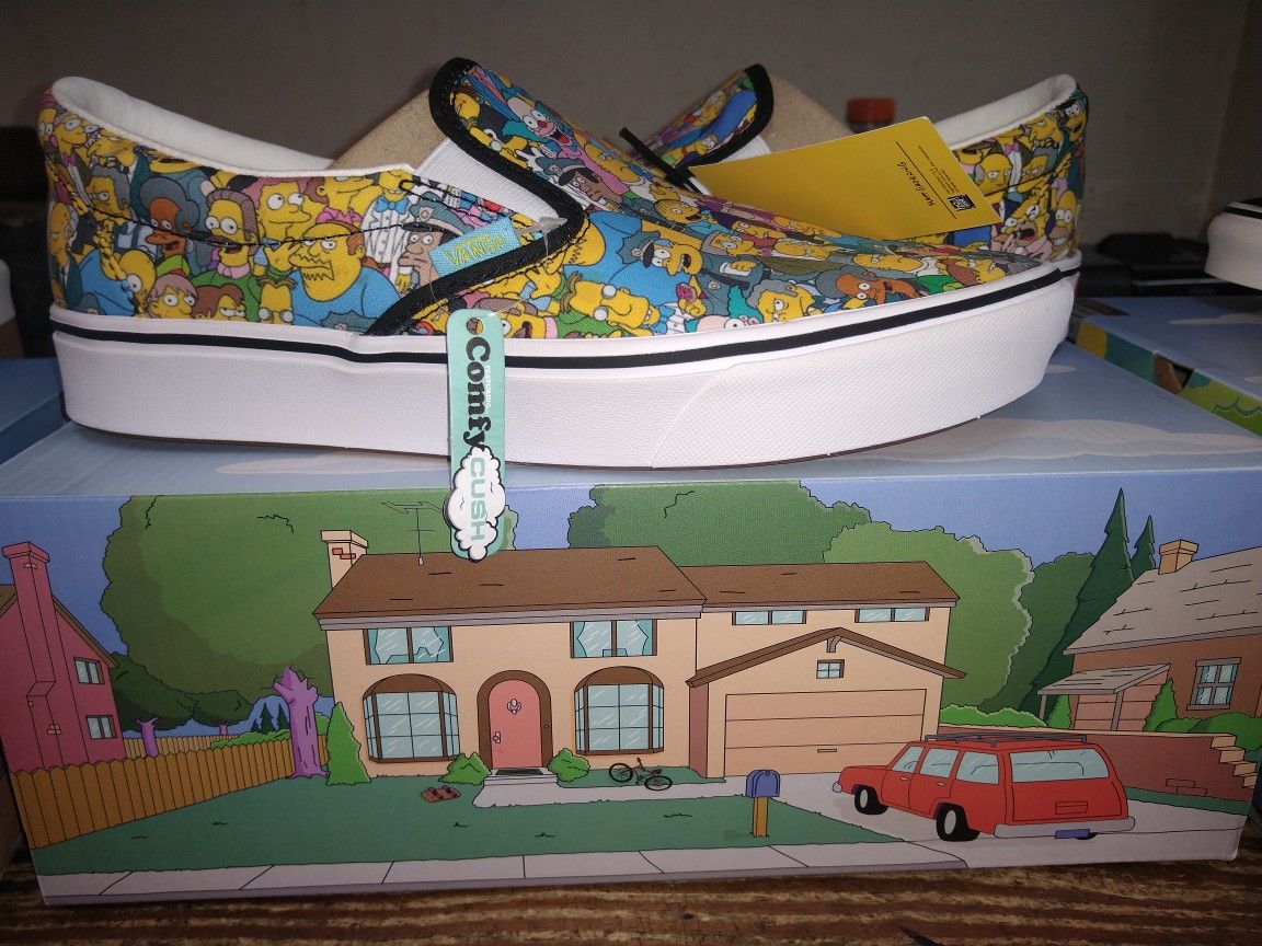 Vans X Simpsons Sz 9