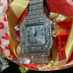 Lab ice Valentines unisex resizable stainless steel