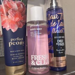 Body Sprays And Lotion 