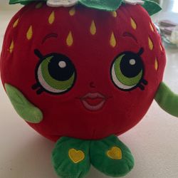 Shopkins Strawberry Plushie Coin Bank
