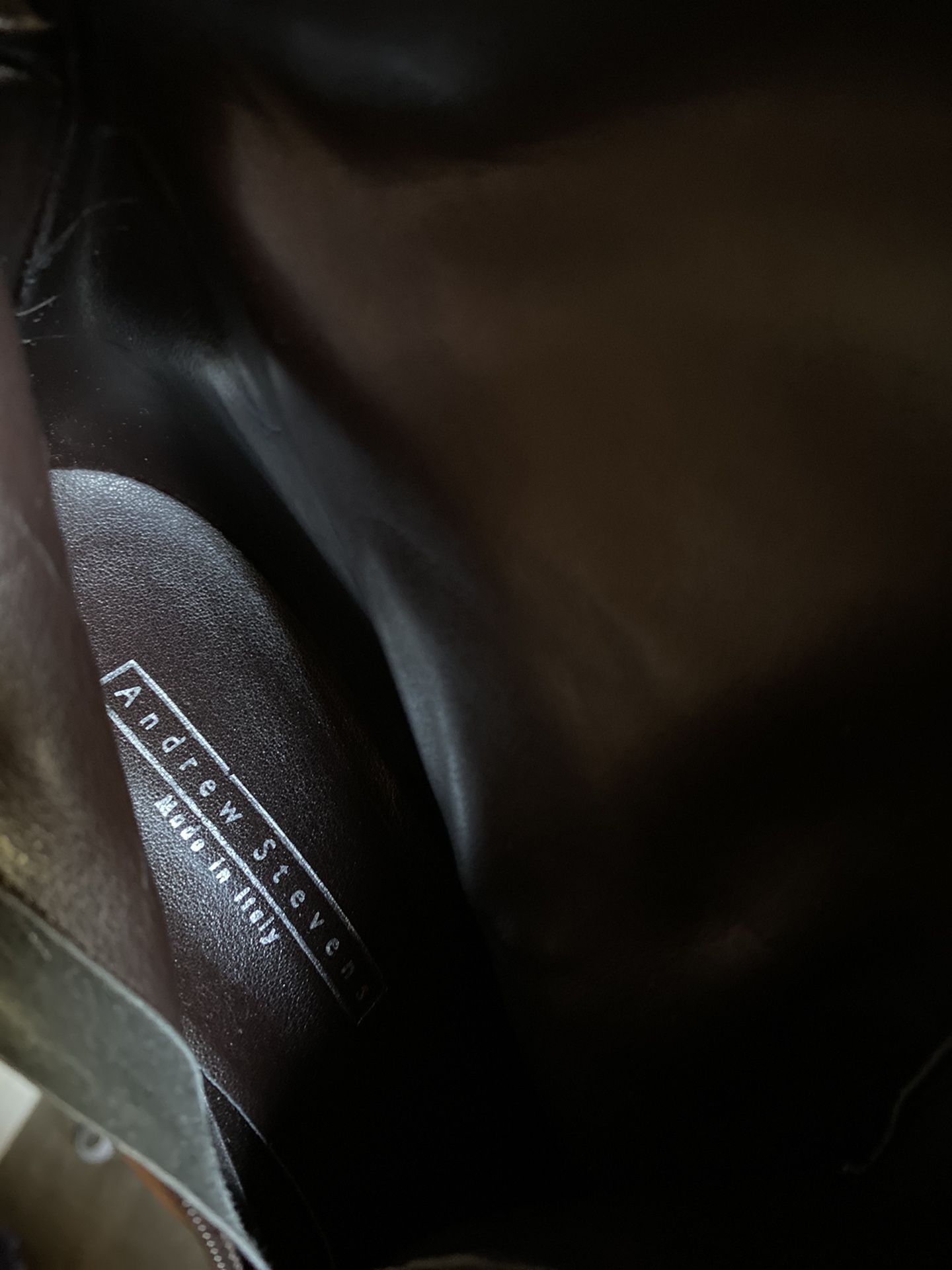 Andrew Steavens Leather Boots Made In Italy