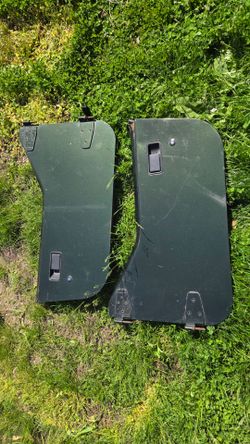 97-06 Jeep Wrangler TJ OEM Half Hard Doors Green Pair