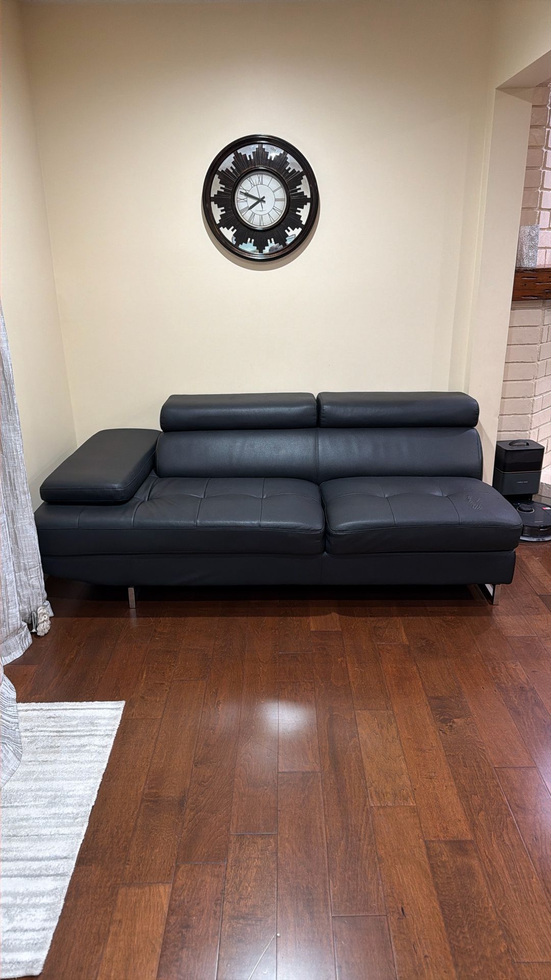 Black Leather Couch