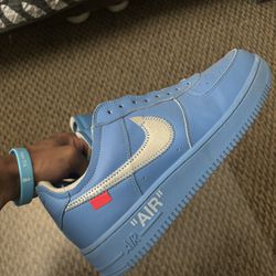 Nike Off-White Blue Airforce 1