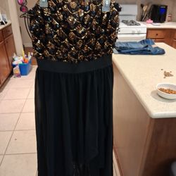 New Sequined Halter Dress