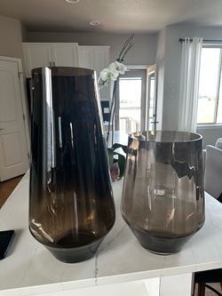 Crate & Barrel large vases