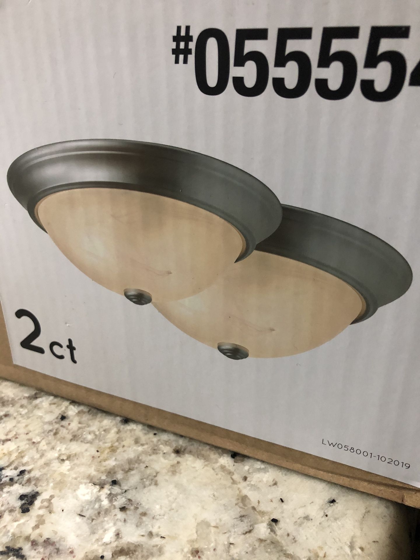 Flush mount ceiling fixtures- only 1