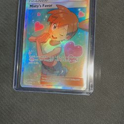 Pokemon Cards Unified Minds Misty’s Favor Full Art
