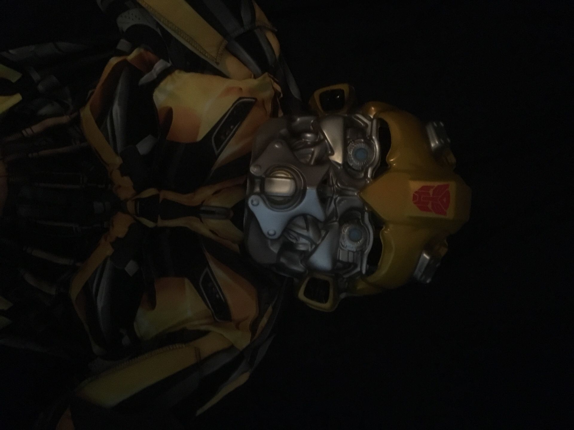 Bumblebee transformer costume