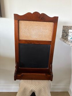 Vintage Cork Wall-mounted Message Chalkboards by Ethan Allen
