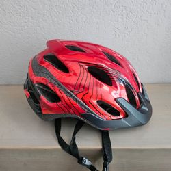 Red and Black Bike Helmet