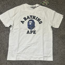 White Bape Shirt Men’s Small