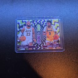 Lebron & Bronny - Panini Optic Donruss