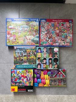 Puzzles – 350 to 1000 Pieces
