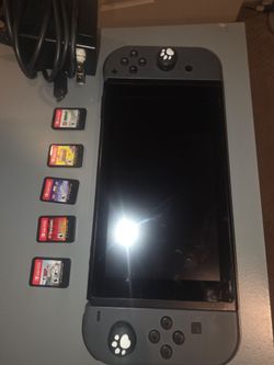Nintendo Switch Console bundle with games and charger