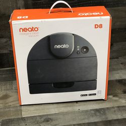 Neato D8 Intelligent Robot Vacuum Cleaner-LaserSmart Nav, Smart Mapping, No-Go Zones, WiFi Connected, 100-min runtime, Powerful Suction,