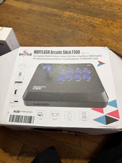 MAYFLASH F300 Arcade Fight Stick Joystick for Switch/Switch 2, PS4, PS3, Xbox Series S/X, Xbox One, Xbox 360, macOS, Windows, Steam Deck and more