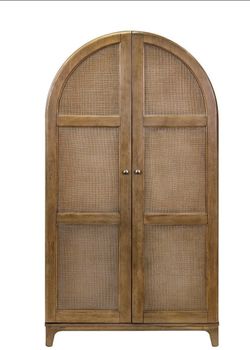 Arch Shaped Bar Cabinet