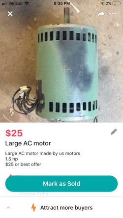 Large AC motor