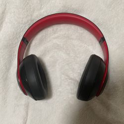 Beats studio3 red and black bluetooth headphones