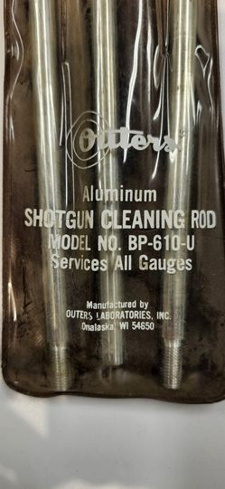 Shotgun cleaning rods