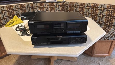 Sony DVD/CD Receiver & Dual Cassette Deck Stereo System