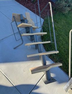 Free heavy duty spiral staircase