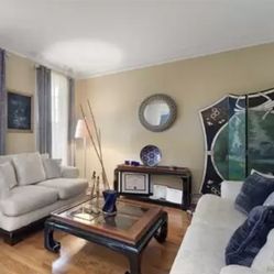 Luxury Sniagn Living Room Suite 4 Pieces I very Brocade And Black Lacquer 