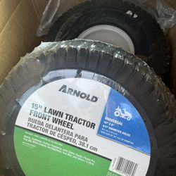 15 “ Lawn Tractor Wheels (new)