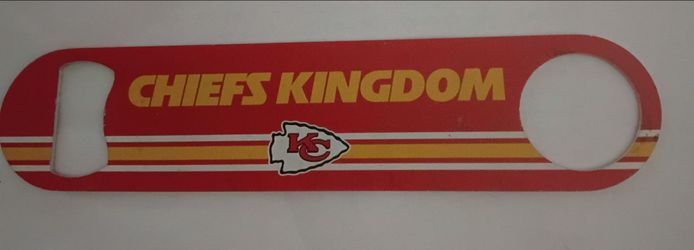 Kansas City Chiefs bottle opener