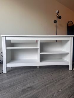 White Tv Console/ Tv Stand For Sale