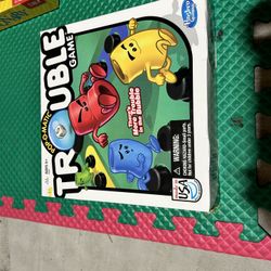 Trouble board game (opened)