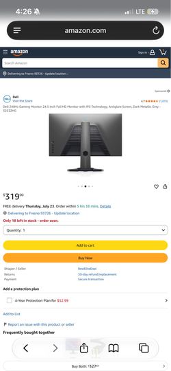 240 hz monitor (Message me for more info)