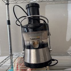 Fusion Juicer, Black, Household